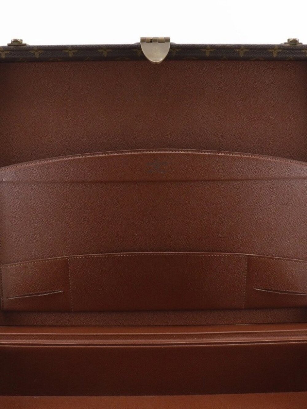 LOUIS VUITTON President trunk M53012 vintage Attache case Brown Monogram - Picture 8 of 12